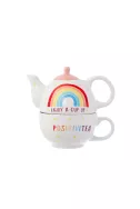 Чайник с чаша Rainbow - Positivitea